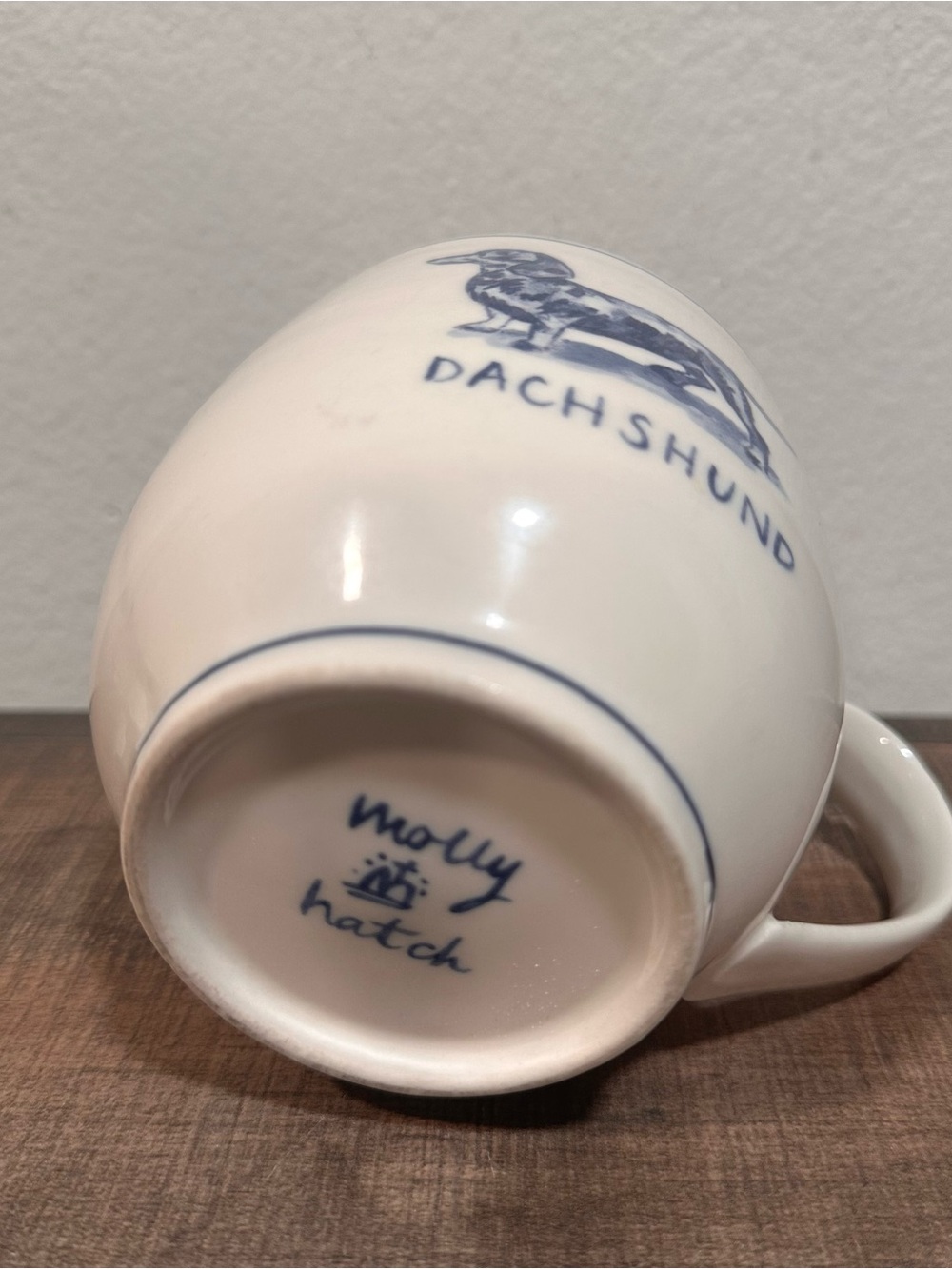 Anthropologie and Molly Hatch Stoneware Dog mug Dachshund - Picture 5 of 9